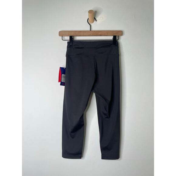 Asics Black Capri Leggings Size XS Running Activewear Athleisure - Picture 6 of 9